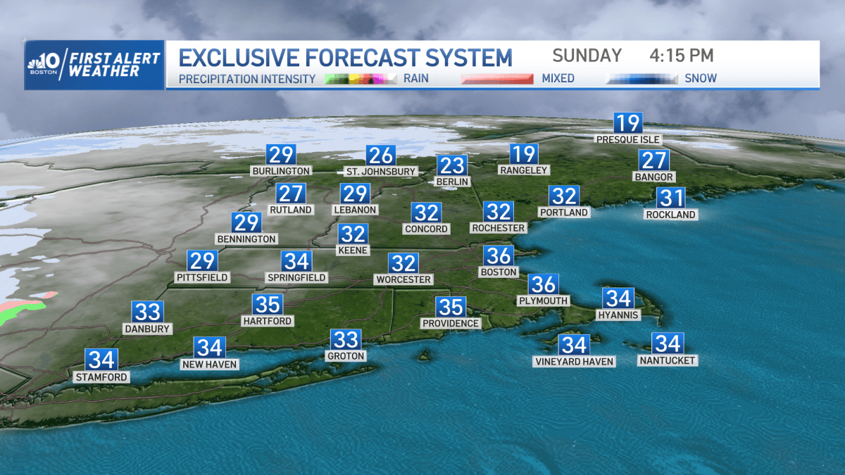Lower Temperatures, with Gusty Winds and Snow Flurries Expected – NBC ...