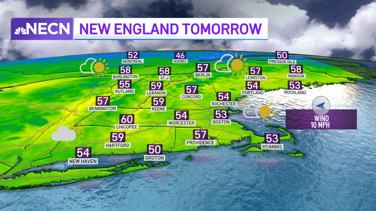 Cloudy and Windy Sunday Afternoon – NBC Boston
