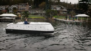Pure Watercraft’s electric pontoon boat