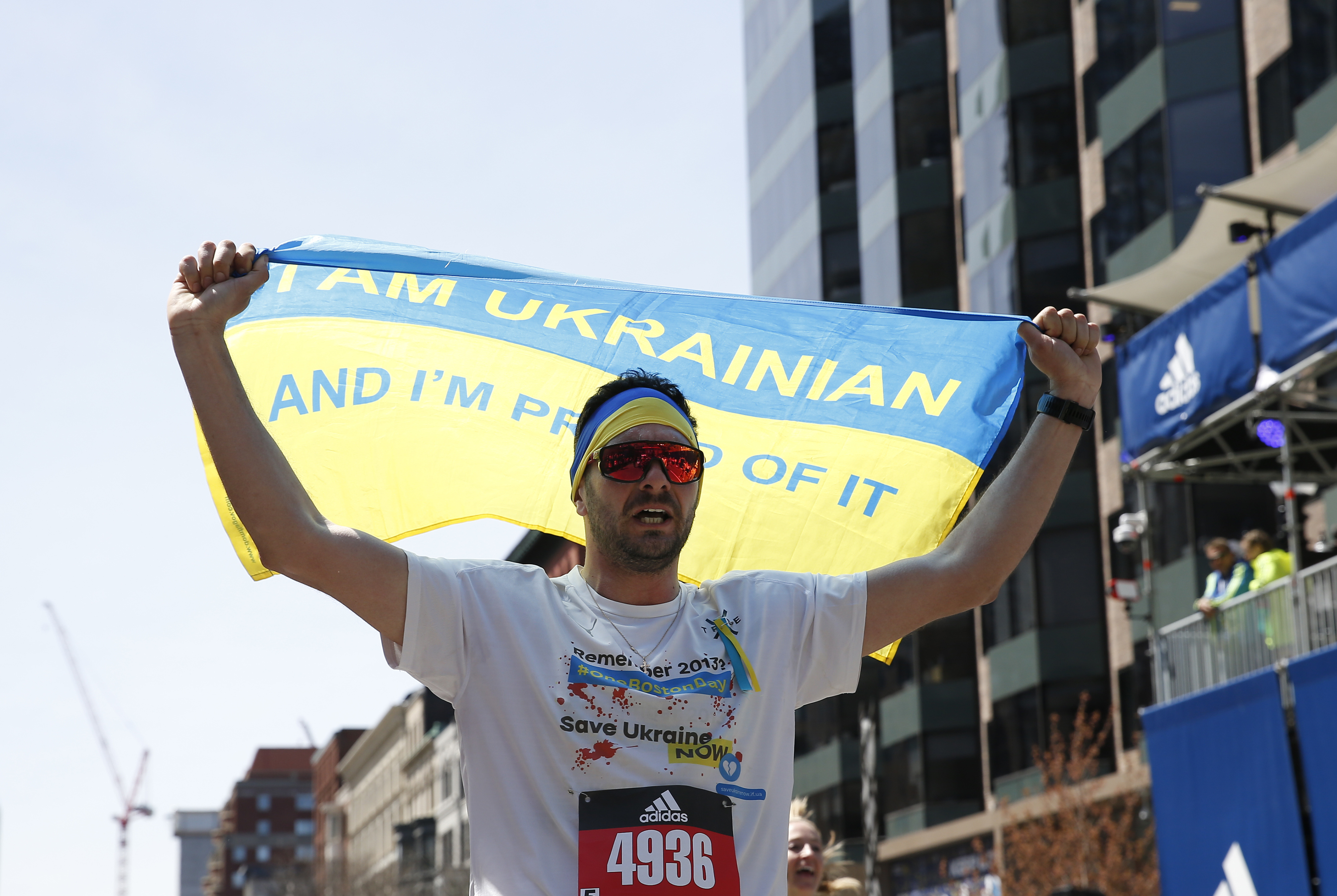 BAA Marathon 2022 Ukrainian Runs to Help Homeland NBC Boston