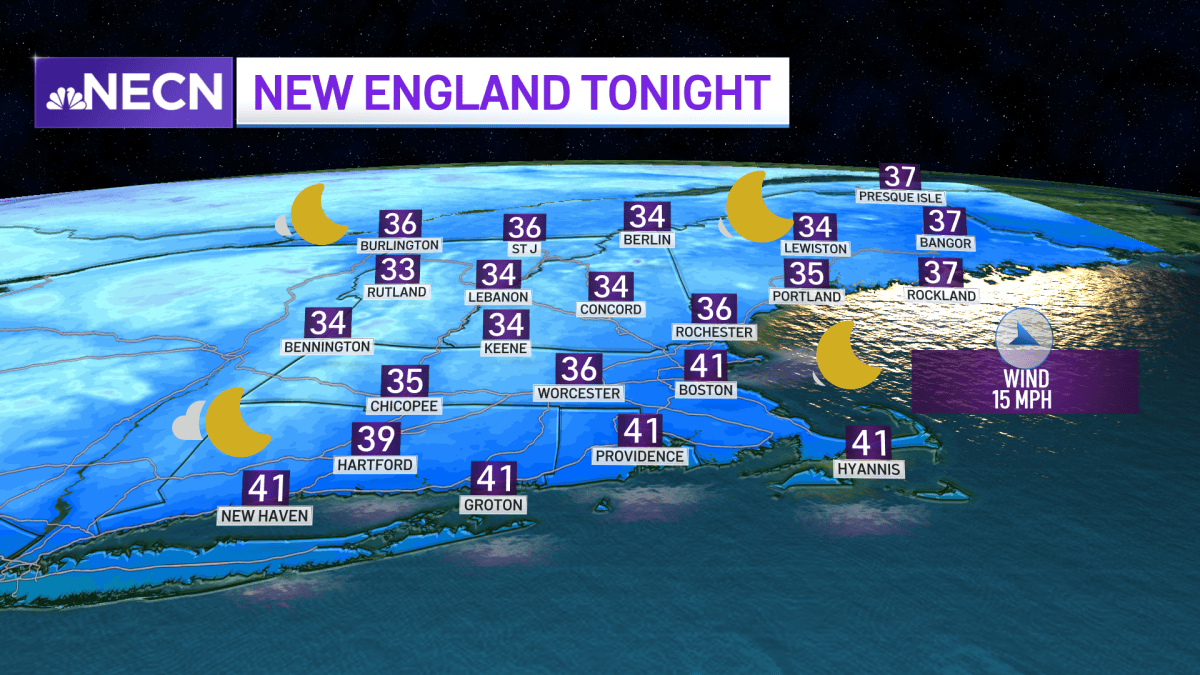 Clouds Clear Up Overnight, Sunny Sunday Ahead – NBC Boston