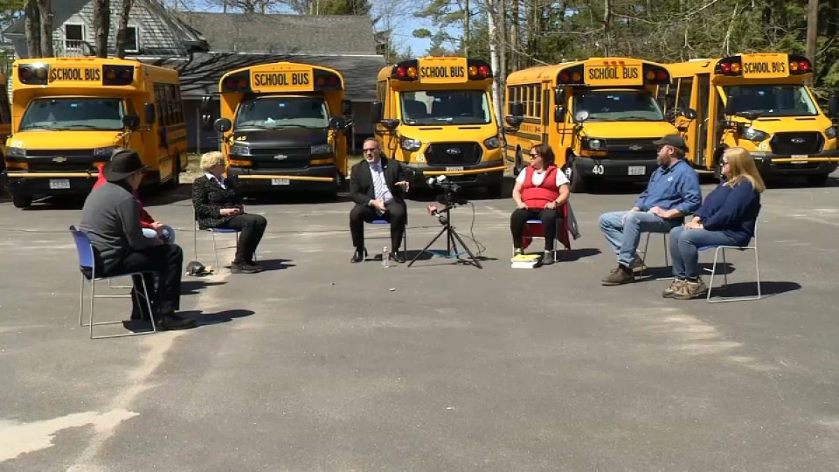 US Education Secretary Visits With Maine School Bus Drivers NBC Boston