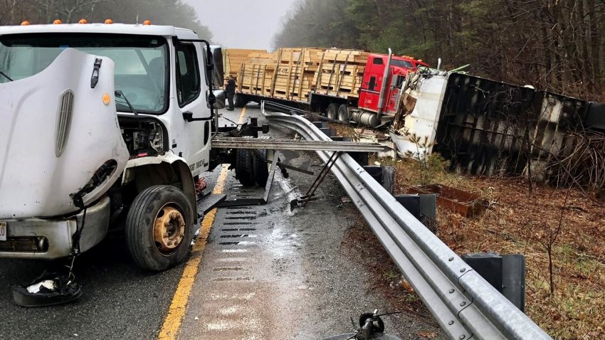 Multi Car Crash On I 495 Causes Heavy Delays Nbc Boston 3455