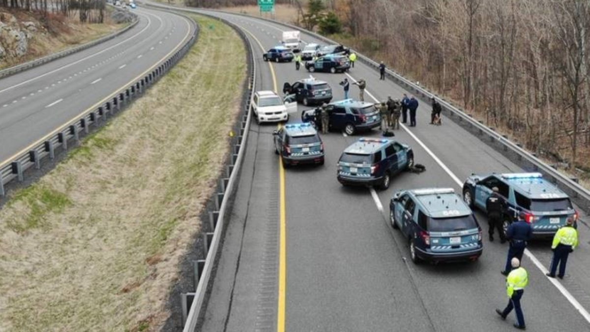 Mass. Pike Police Chase Ends in Stockbridge MA NBC Boston