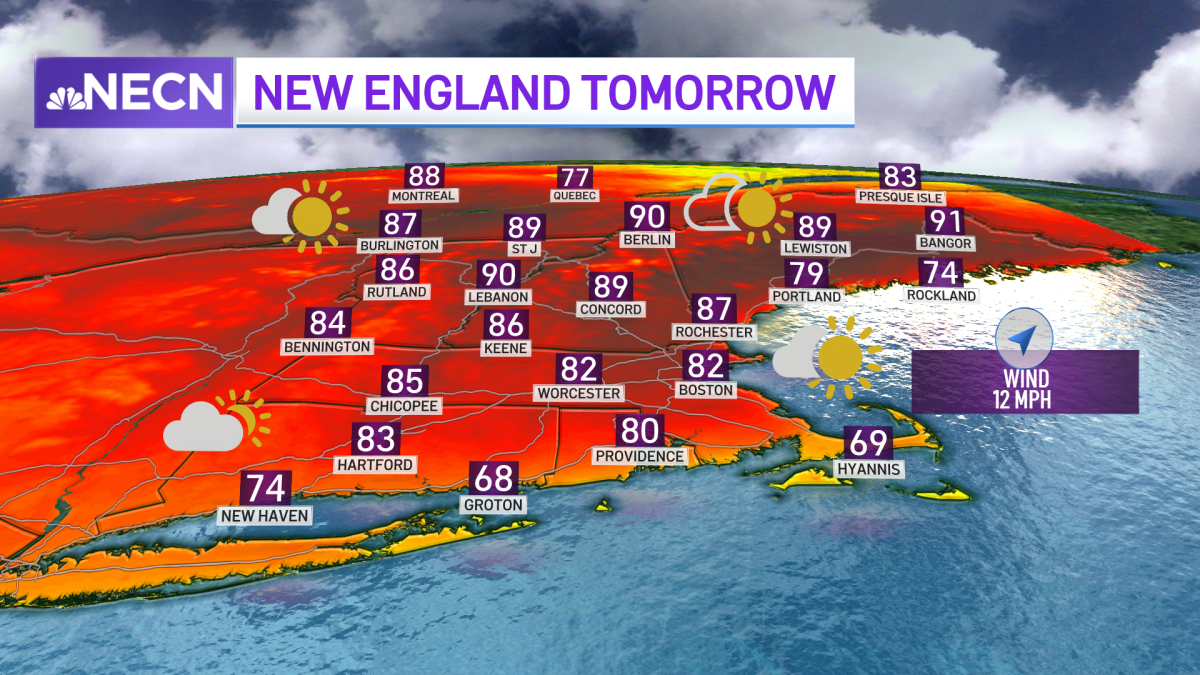 Record-Breaking Heat in Parts of New England – NBC Boston