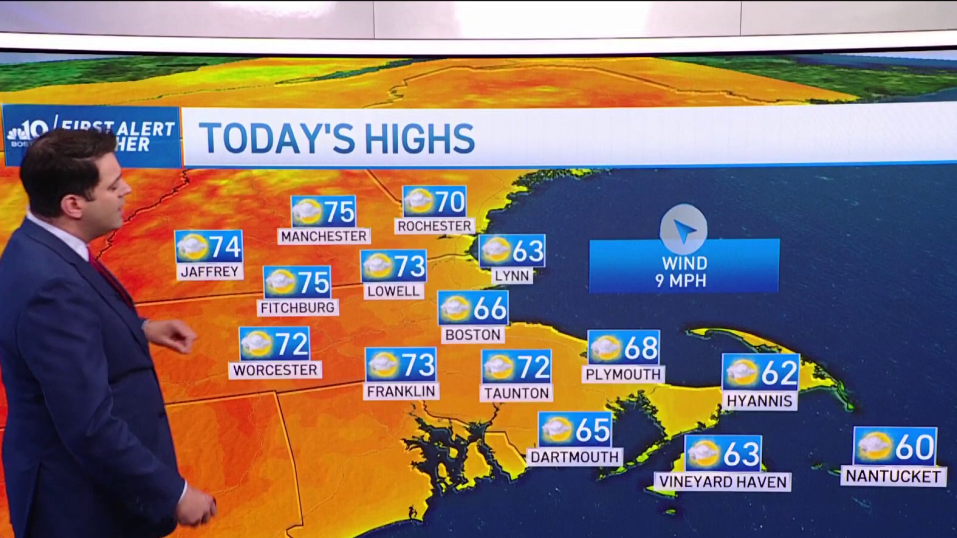 Forecast: Breezy, Blend Of Sun And Clouds Wednesday – NBC Boston