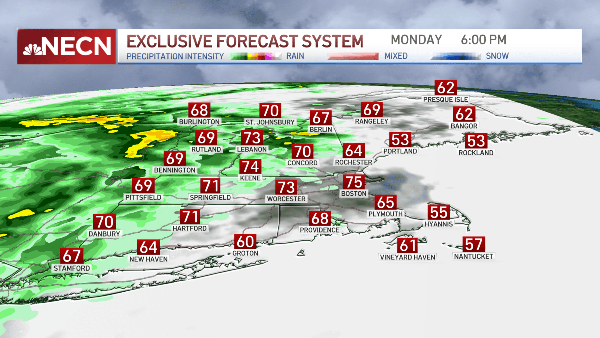 Severe Thunderstorm Watch Issued Monday for Mass., CT, VT – NBC Boston