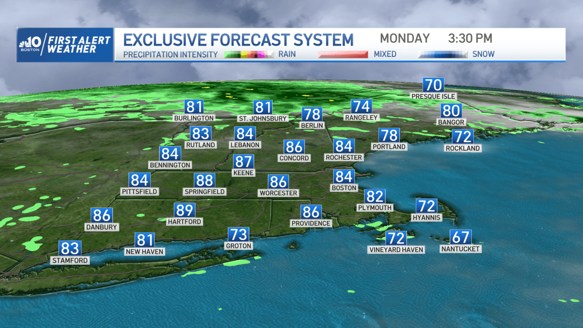Memorial Day Forecast in Mass.: Temperatures, Rain – NBC Boston