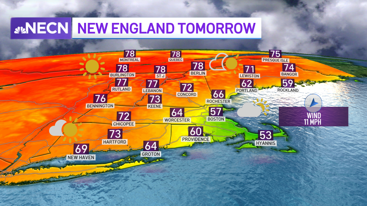 New England Weather Temps Climb Throughout the Week NBC Boston