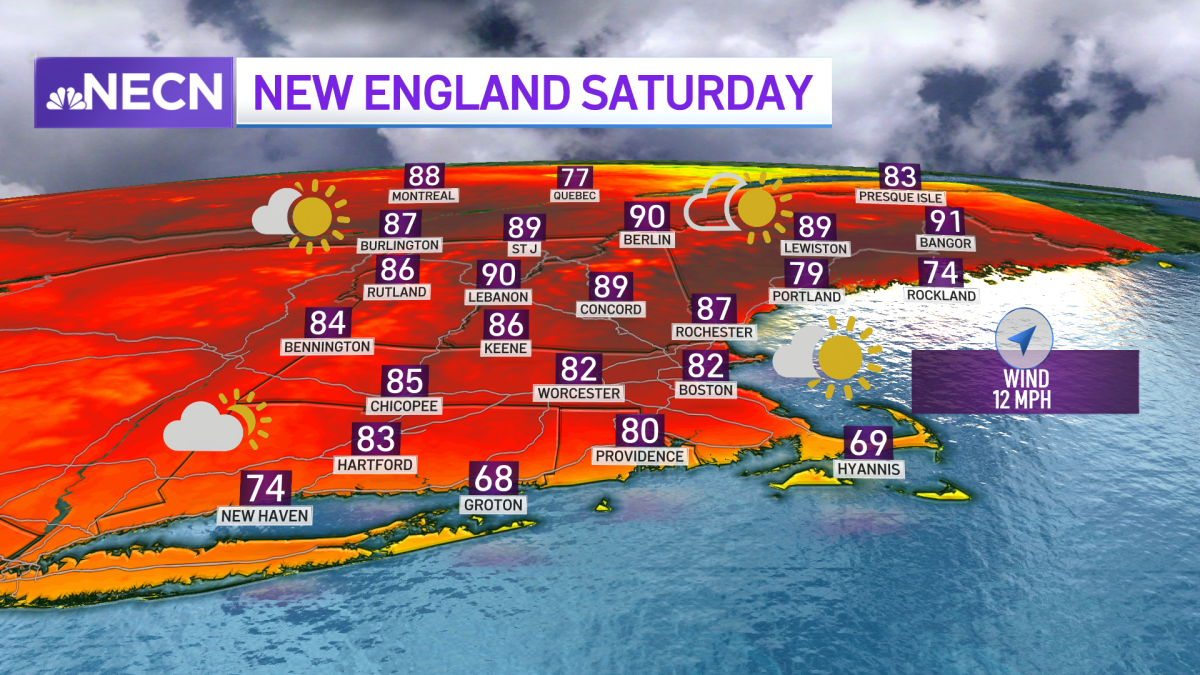 Sunny Saturday to Welcome the Weekend – NBC Boston