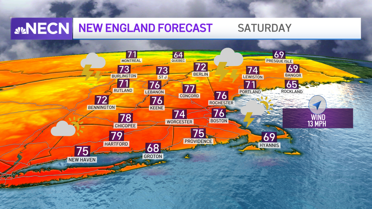 MA Memorial Day Weekend Forecast Temperatures, Storm NBC Boston