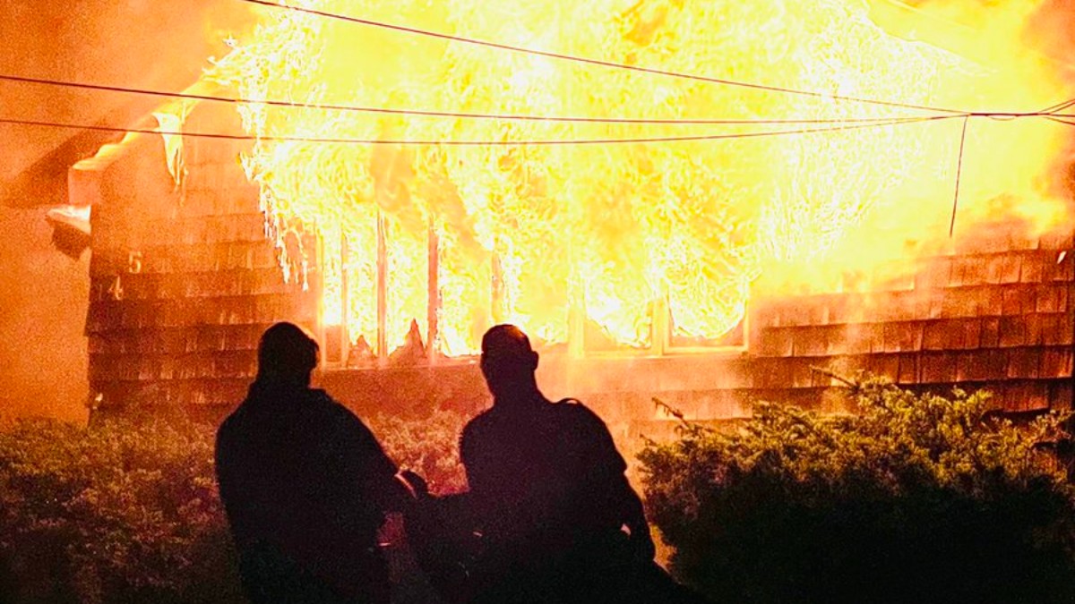 Oxford MA Fire Family of Four Escapes Burning Home NBC Boston