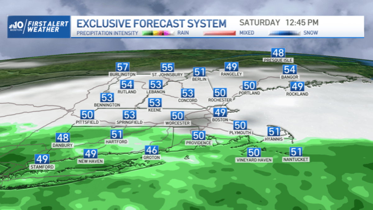Cloudy, Cool and Windy Mother’s Day Weekend – NBC Boston