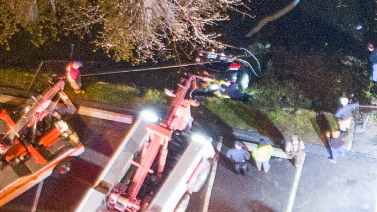 Mendon MA Crash Father, Son Killed After Car Lands in Nipmuc Pond