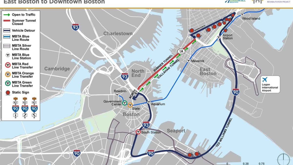 Boston’s Sumner Tunnel Project Will Have Major Traffic Impacts NBC Boston