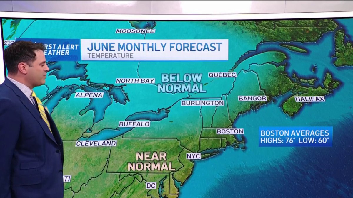 June Monthly Forecast Slightly Cooler Than Normal NBC Boston