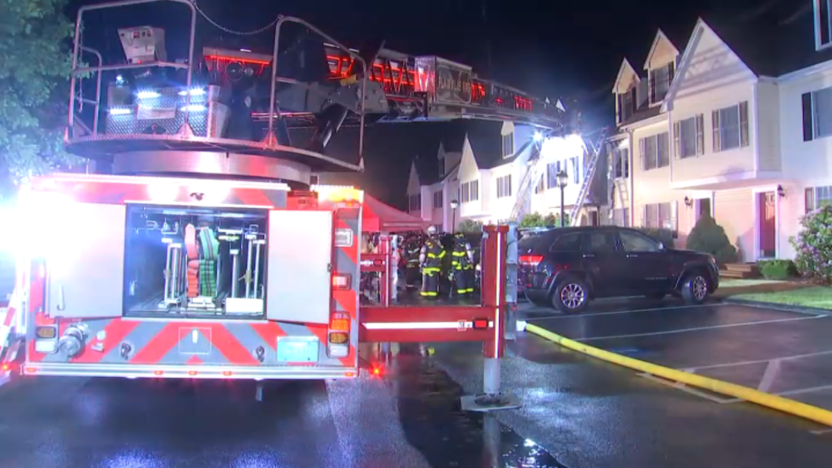 Plainville MA Fire 10 Units Displaced at Condo Complex NBC Boston