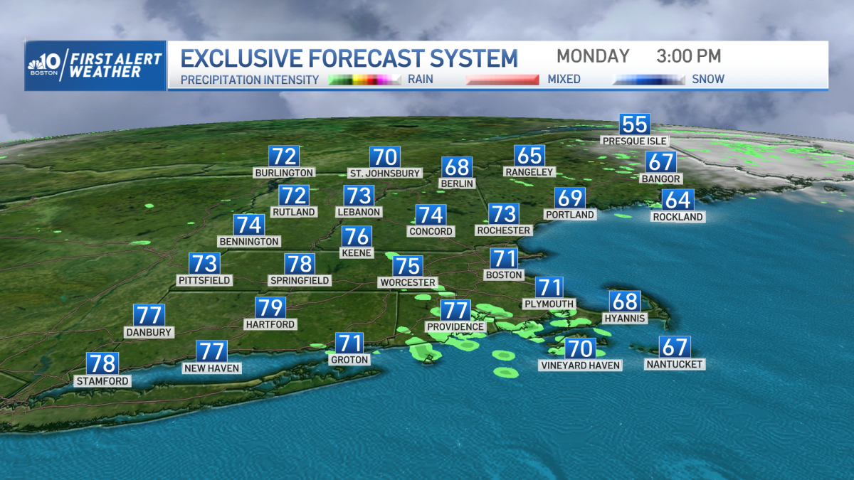 New England Weather Pleasant Monday Follows Cool Start Ahead of Summer