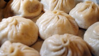 This file photo shows mini steamed buns with pork and crab meat at Gourmet Dumpling House in Chinatown.