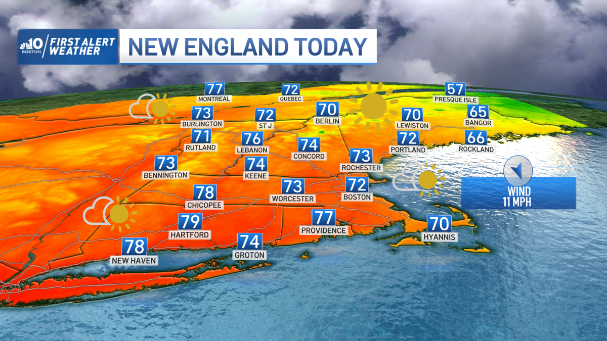 New England Weather Plenty of Sun, Warmer Temperatures Ahead of