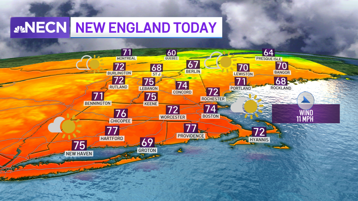 Warm and Dry Weather with Rain in Maine – NBC Boston