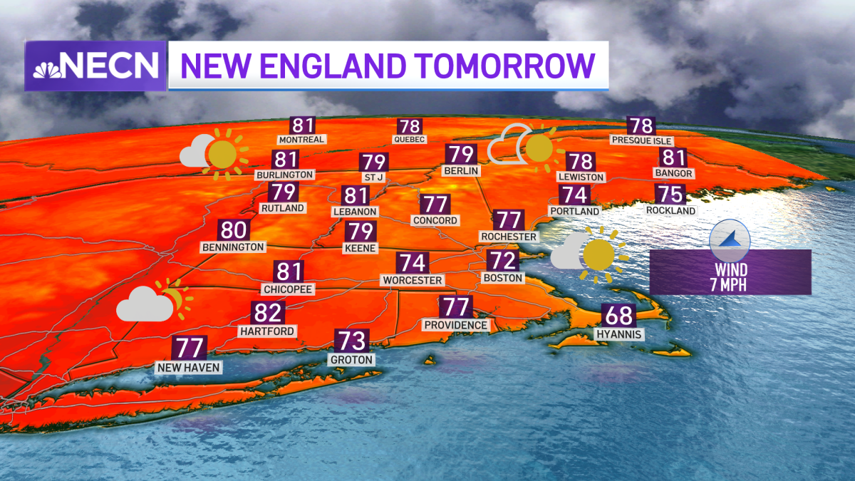 New England Weather Sunny and Beautiful Through Friday NBC Boston