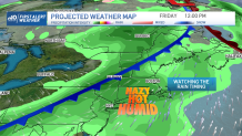 Stray Shower on Friday Storms Likely on Monday and Tuesday