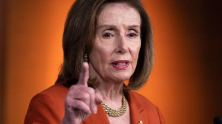 Speaker of the House Nancy Pelosi of California speaks during a news conference, June 9, 2022, on Capitol Hill in Washington.