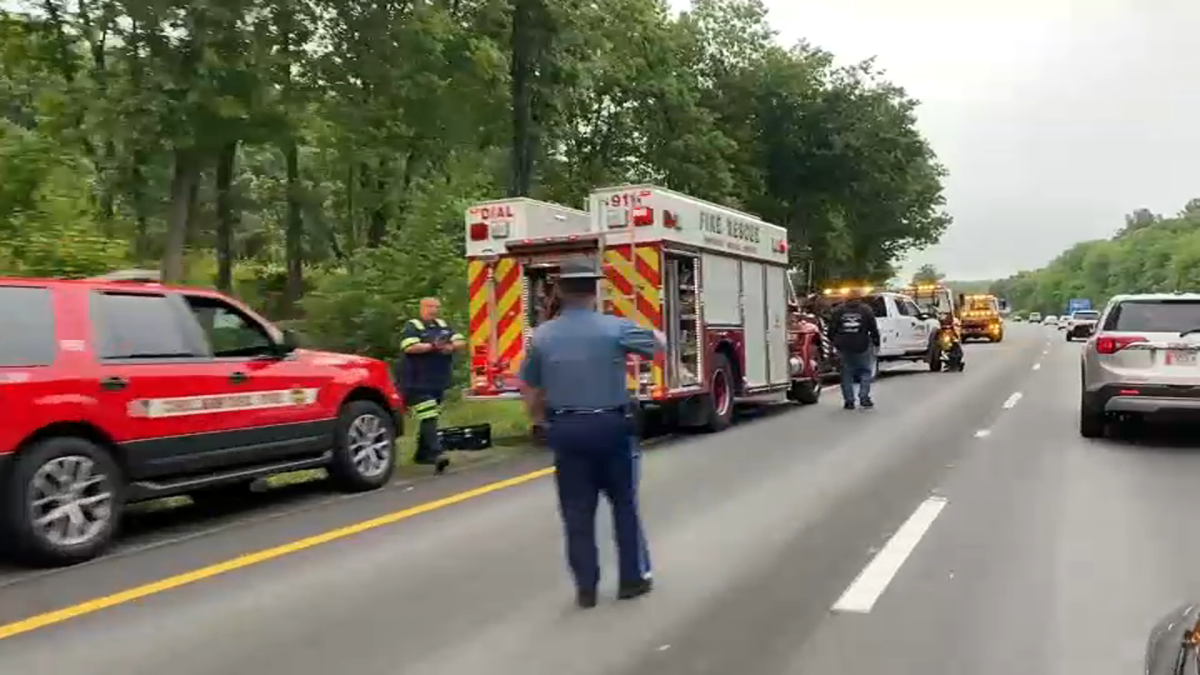 Chelmsford I495 Crash 2 Dead After Car Strikes Deer NBC Boston