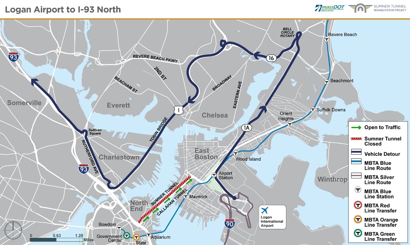 Sumner Tunnel Closure in Boston How Construction Affects Drivers NBC