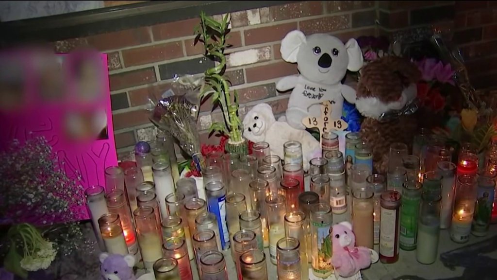 A memorial for five teenagers involved in a crash in Worcester last week. One died.