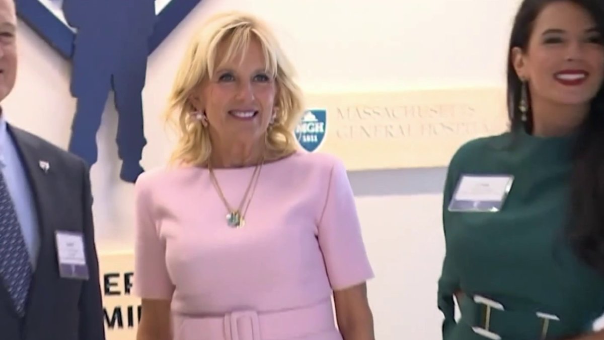 Jill Biden In Boston First Ladys Tour Of Massachusetts Continues