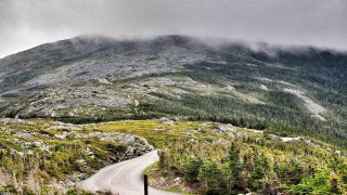 A file photo of the Mount Washington Auto Road.