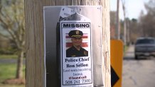 A "missing" flyer for Mansfield Police Chief Ron Sellon