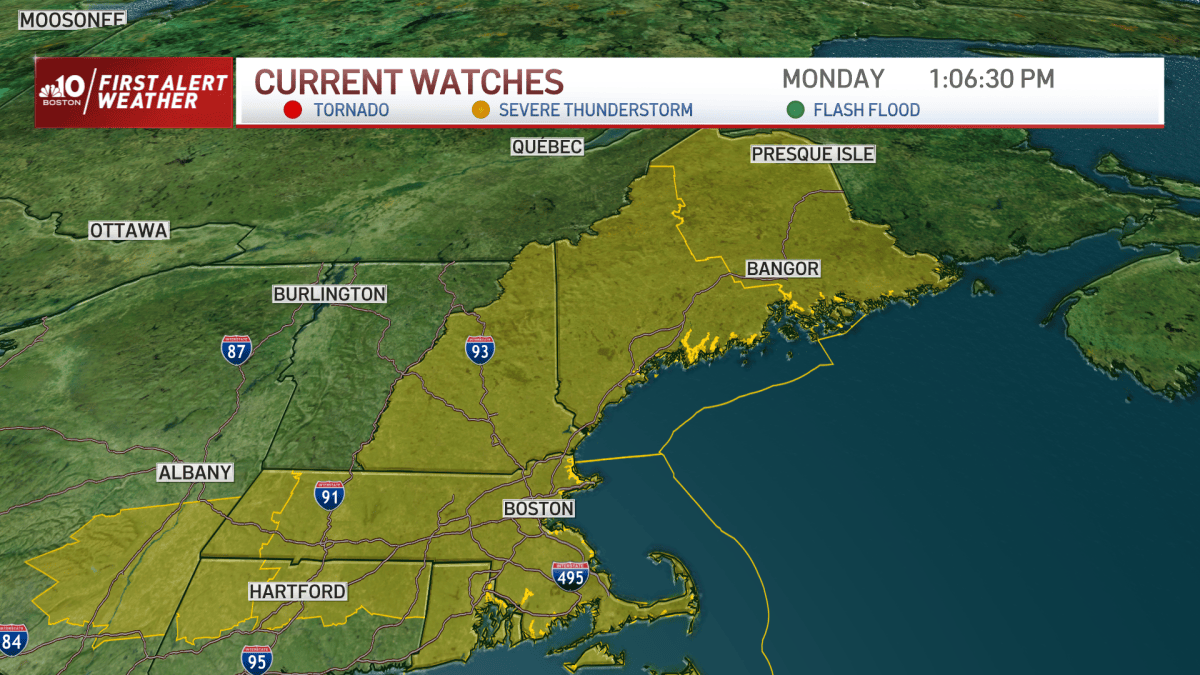 Severe Storms Roll Through as Heat Wave Comes to an End – NBC Boston