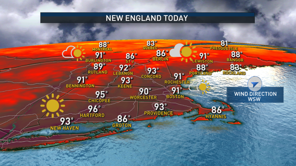 Weather Today: Heat Wave Ramps Up Across New England as Storm Chances ...