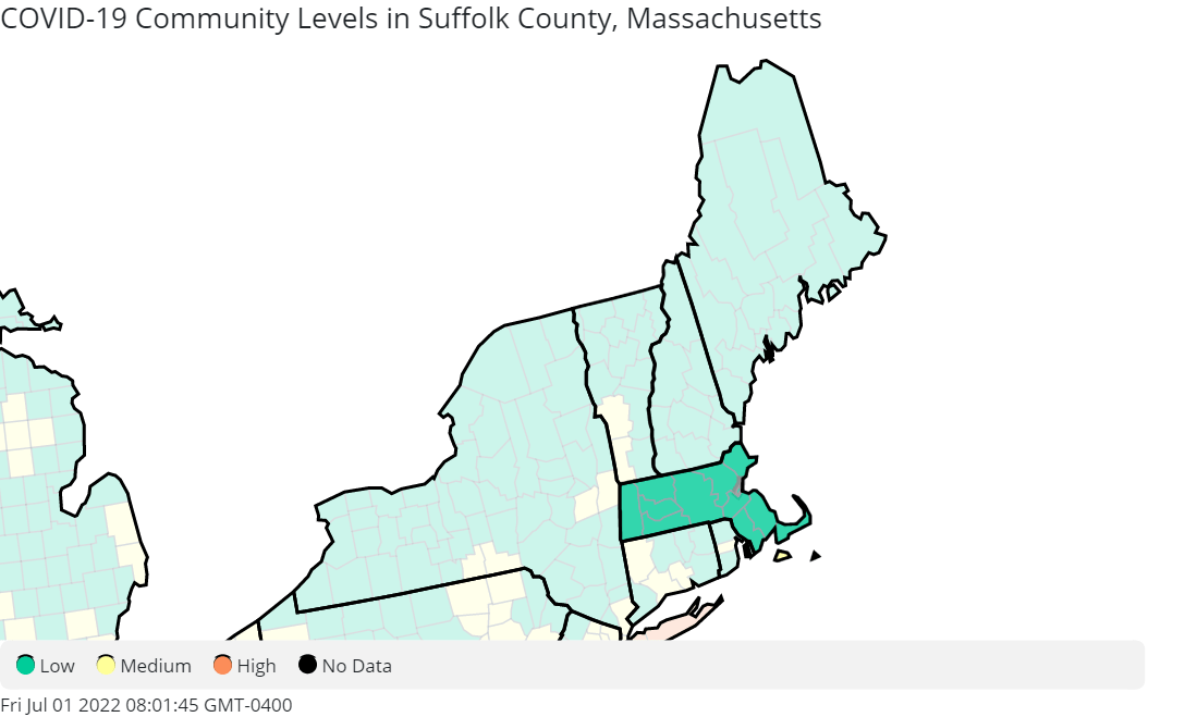 COVID in Massachusetts: Latest CDC Data Shows Vast Improvement – NBC Boston - Vimarsana News