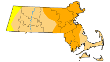 Massachusetts Drought Map