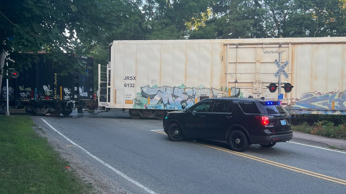 Sherborn Train vs. Car Crash NBC Boston