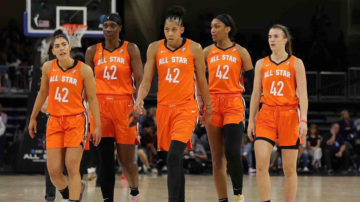 WNBA Players All Wear Brittney Griner Jerseys For Second Half of All-Star  Game – NBC Boston