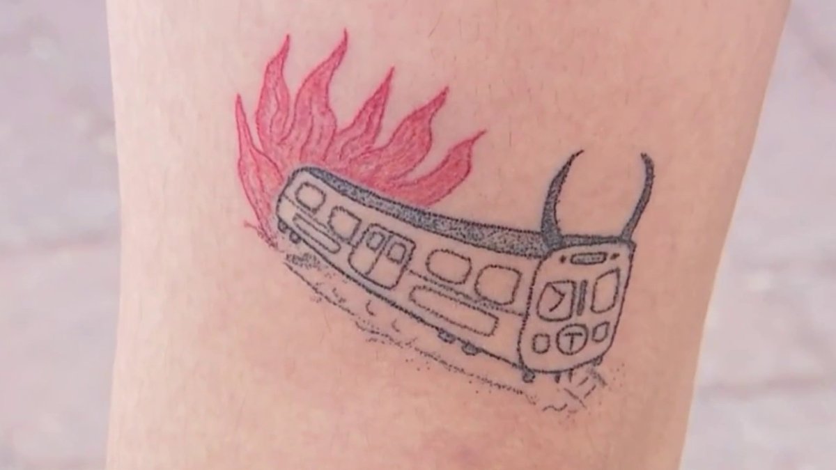 Putting the 'T' in tattoo: Commuters express their love (or disdain) for  the MBTA with ink - The Boston Globe