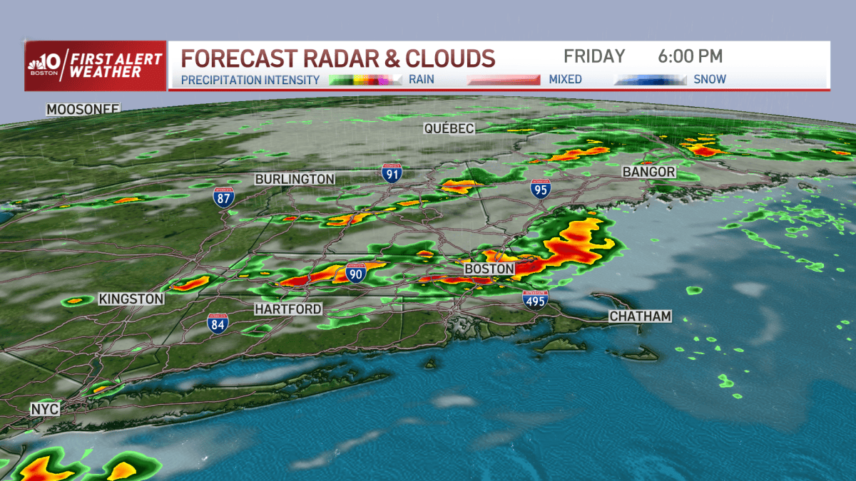 TIMELINE: Severe Storms in New England Friday – NBC Boston