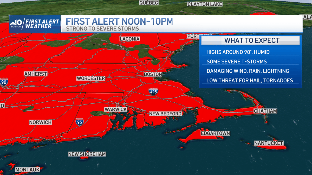 Severe Weather Hits New England; Tornado Warnings Expire – NBC Boston