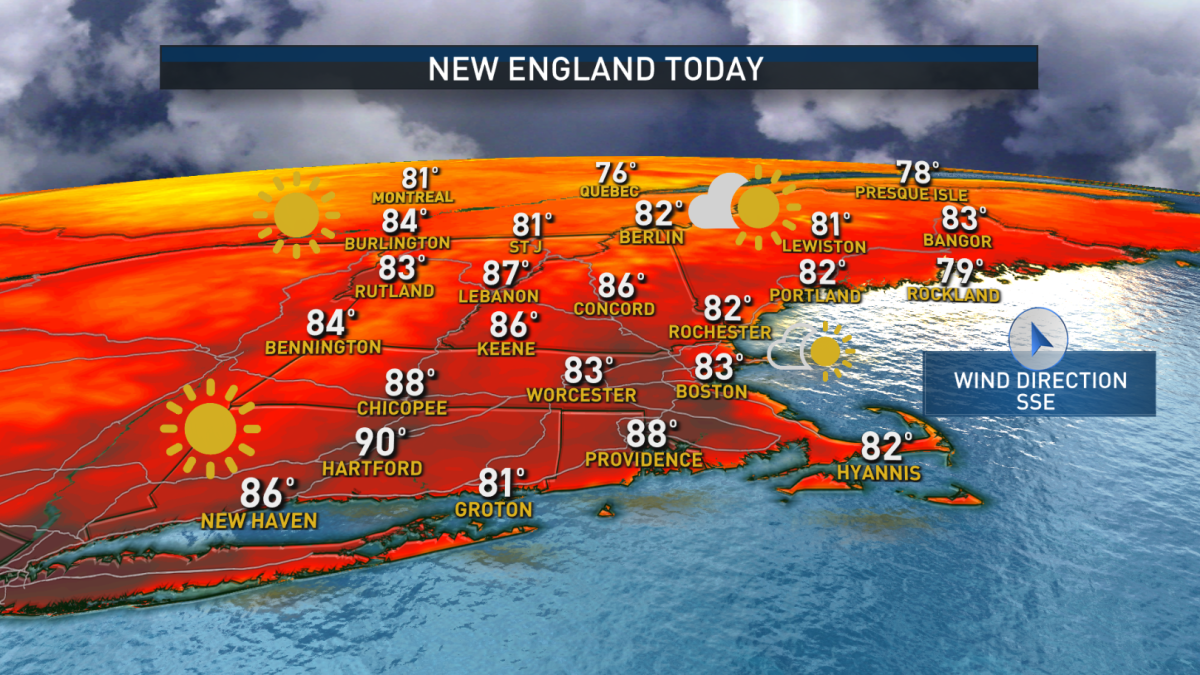 Boston, MA Weather Temperatures and Humidity Both Set to Rise NBC Boston