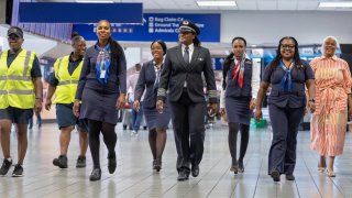 The flight was operated by an all-Black Female crew from the pilot to flight attendants, to cargo team and maintenance technicians.