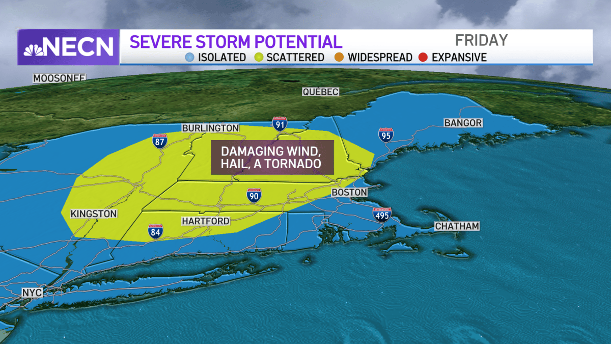 Mass. Weather Forecast Has Showers, Then Severe Storms Possible ...