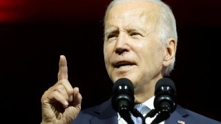 U.S. President Joe Biden delivers remarks on what he calls the “continued battle for the Soul of the Nation” in front of Independence Hall at Independence National Historical Park, Philadelphia, September 1, 2022.