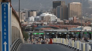 The Paso del Norte international bridge