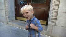 Three-year-old Clarence