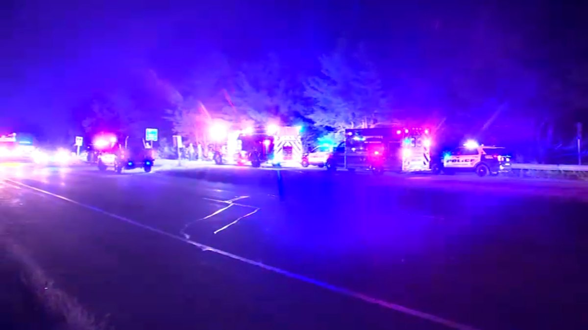 Car Crashes Into Embankment Overnight Tuesday in MA NBC